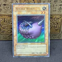 Yugioh Needle Worm TP3-001 Ultra Rare Faded NM - Image 1