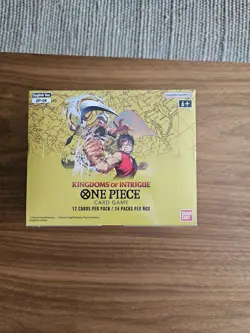 One Piece TCG Kingdoms Of Intrigue Booster Box OP-04 ENGLISH SEALED - Image 1