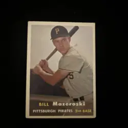 1957 Topps Set-Break # 24 Bill Mazeroski VG-VGEX *GMCARDS* - Image 1