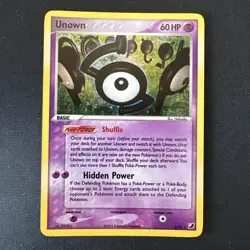 Pokemon TCG Unown S. Unseen Forces S/28 Holo Rare Card (A2*) - Image 1