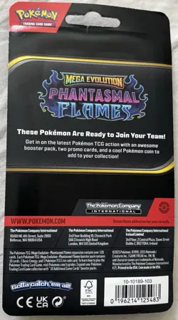 POKEMON TCG PHANTASMAL FLAMES BOOSTER PACK, SKWOVET & GREEDENT CARDS - Image 2