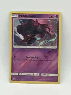 MISDREAVUS CRIMSON INVASION SET REVERSE-HOLO FOIL POKEMON CARD 39/111 - Image 1