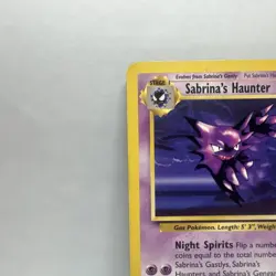 Pokemon Gym Heroes Card 58/132 Sabrina's Haunter LP WOTC Vintage - Image 3