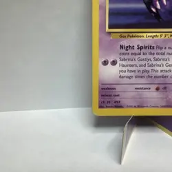 Pokemon Gym Heroes Card 58/132 Sabrina's Haunter LP WOTC Vintage - Image 5