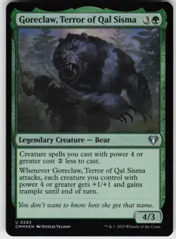 FOIL GORECLAW, TERROR OF QAL SISMA 293 UC NEAR MINT - Image 1