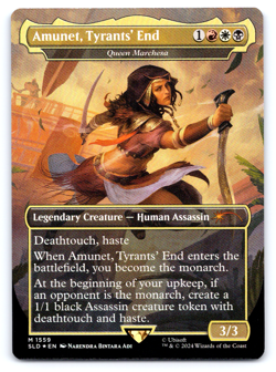 Amunet, Tyrants' End - Queen Marchesa (Rainbow Foil) - Secret Lair MTG - Image 1