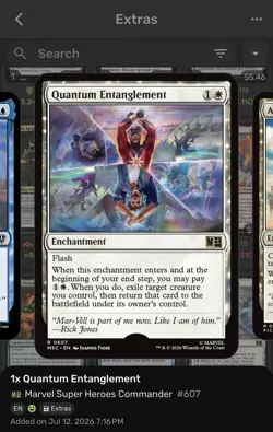 NM Quantum Entanglement, MTG, Super Heroes, Magic the Gathering, 607 - Image 1