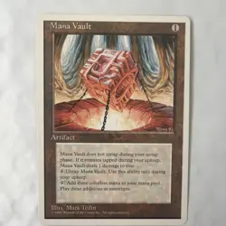Mana Vault MTG Magic the Gathering 4th Edition Litely Played See Pics - Image 1