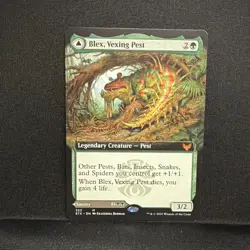 Blex, Vexing Pest (Extended Art) Strixhaven: School of Mages Regular- NM/M - Image 1
