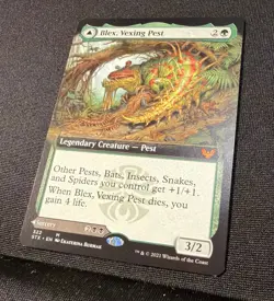 Blex, Vexing Pest (Extended Art) Strixhaven: School of Mages Regular- NM/M - Image 3