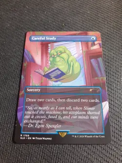 MTG Magic the Gathering Secret Lair Drop Ghostbusters #1768 Careful Study - Image 1