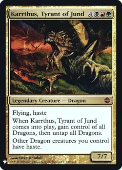 Karrthus, Tyrant of Jund [Mystery Booster] Foil Near Mint - Image 1