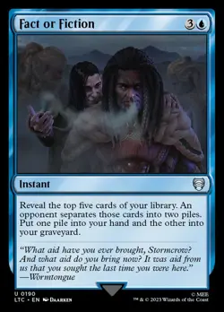 FACT OR FICTION Uncommon Tales of Middle-earth Commander NM MTG - Image 1