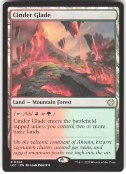 CINDER GLADE 323 RARE COMMANDER: THE LOST CAVERNS OF IXALAN LP - Image 1