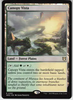 CANOPY VISTA 153 RARE COMMANDER: WILDS OF ELDRAINE LP - Image 1