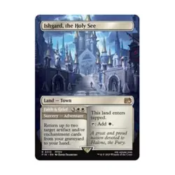 WOTC Universes Beyond: FINAL FANTAS Ishgard Holy See (Borderless) (R) (Foi NM - Image 1