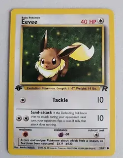 Eevee 55/82 Team Rocket Regular NM Near Mint MTG - Image 1