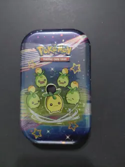 Pokemon TCG Paldean Fates Mini Tin Smoliv Factory Sealed - Image 1