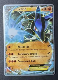 Lucario EX 54/111 World Championship Decks Pokemon TCG Card Near Mint - Image 1