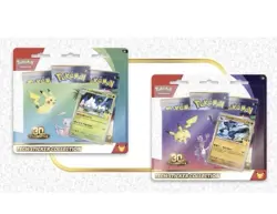 2 Packs Of Pokemon Center 30th Anniversary Celebration Tech Sticker PREORDER - Image 1