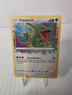 RAYQUAZA RAINBOW ACE SPEC RARE 138/185 ~ Pokemon TCG: Vivid Voltage - Image 1