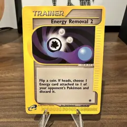 ENERGY REMOVAL 2 - 140/165 - Expedition Base Set - Trainer - Pokemon Card - VLP - Image 1