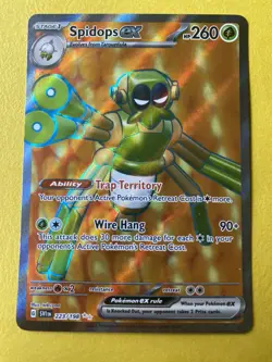 Spidops ex 223/198 Ultra Rare Scarlet & Violet Pokemon - Image 1