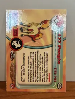 Topps Chrome Pokemon 2000 Ponyta #77 Foil NM - Image 2
