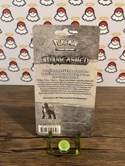 Pokemon TCG HGSS Unleashed Booster Blister Pack (Crobat) - Factory Sealed - Image 3