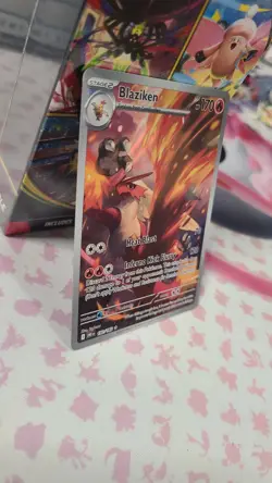 Pokemon Blaziken Sv10: Destined Rivals 192/182 Illustration Rare Holo Full Art - Image 2