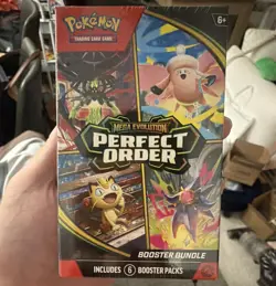 Pokemon TCG Mega Evolution—Perfect Order 6-Pack Booster Bundle English Age 6+ - Image 1