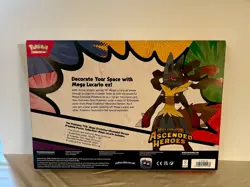 Pokemon TCG: Ascended Heroes Premium Poster Collection Mega Lucario Sealed 1 ct - Image 2