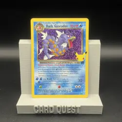 Pokemon TCG Dark Gyarados 8/82 Celebrations: Classic Collection Holo NM - Image 1