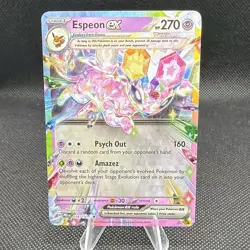 Pokemon TCG Espeon ex 034/131 SV Prismatic Evolutions Tera FA Holo ENG - Image 1