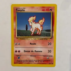 Pokemon 1999 Wizards French Ponyta 60/102 (2) - Image 1