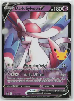 Dark Sylveon V SWSH134 Holo Promo Sword & Shield Promo Pokemon Near Mint - Image 1