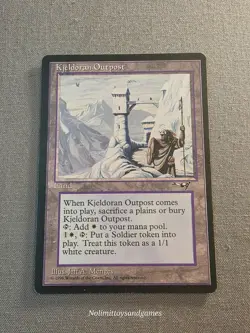 MTG Alliances Kjeldoran Outpost #139 Magic The Gathering Rare Free Shipping - Image 1