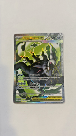 Mega Darkrai ex 101/084 Ultra Rare Pitch Black Pokemon Holo Near Mint 101/084 - Image 1