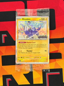 Pokemon Pitch Black Sealed Staff Promos*Miraidon*Slowbro*Dhelmise*Bastiodon - Image 1