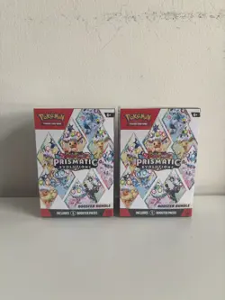 x2 Pokemon TCG Prismatic Evolutions Booster Bundles Sealed - Image 1