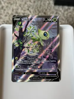 Celebi V 245/264 SWSH Fusion Strike Holo Alternate Art Secret Rare Pokemon TCG - Image 1