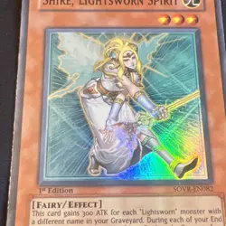 Yu-Gi-Oh! Shire, Lightsworn Spirit SOVR-EN082 Super Rare 1st Edition - Image 1