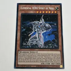 Yugioh- Elemental HERO Spirit of Neos (Prismatic Secret Rare) (1st)-MP23-EN117 P - Image 1