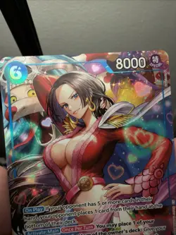 One Piece Boa Hancock EB03-026 SR Alt Art English NM EB03 - Image 3