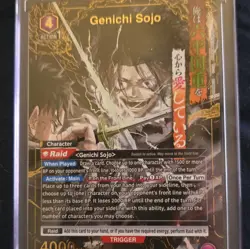 Bandai Union Arena Genichi Sojo Character UE16BT/KGR-1-011 SR Foil Trigger - Image 1