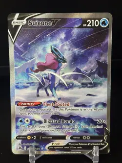 Pokemon Crown Zenith Suicune V Galarian Gallery Ultra Rare Holo GG38/GG70 - Image 1