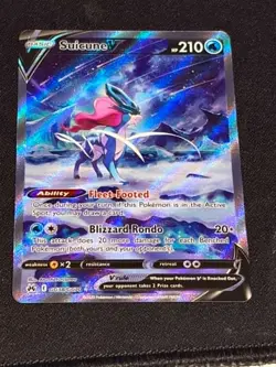 Pokemon TCG Suicune V Crown Zenith: Galarian Gallery Gg38/Gg70 Holo Ultra Rare - Image 1