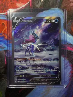 Pokemon TCG Suicune V Crown Zenith: Galarian Gallery Gg38/Gg70 Holo Ultra Rare - Image 1