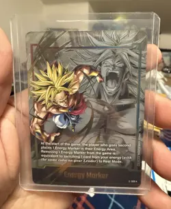Bandai Dragon Ball Super Card Game Broly Energy Marker E-109* Holo Foil English - Image 1