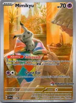 Mimikyu - (Pokemon Center Exclusive) Holo Promo SV: Scarlet & Violet Promo Cards - Image 1